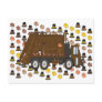 Thanksgiving Garbage Truck November Post Cards