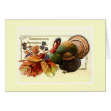 Thanksgiving Greetings Greeting Cards
