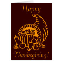 THANKSGIVING GREETINGS GREETING CARDS
