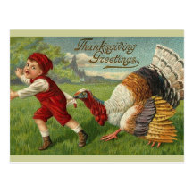 Thanksgiving Greetings Post Cards