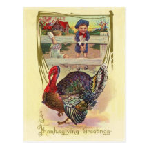 Thanksgiving Greetings Postcard
