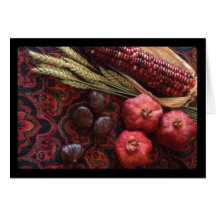 Thanksgiving Harvest Greeting Cards