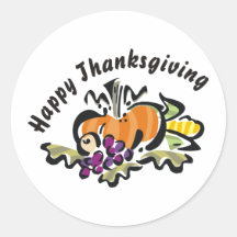 Thanksgiving Harvest Sticker
