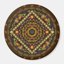 Thanksgiving Icons Magnet