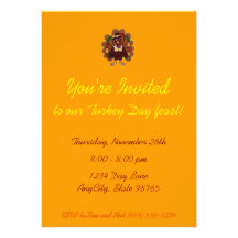 Thanksgiving Invitation - customizable