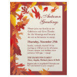 Thanksgiving Invitations - Decorated Letterhead