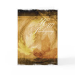 Thanksgiving Leafs-Abstract Greeting Card