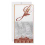 Thanksgiving Monogram J Photo Card