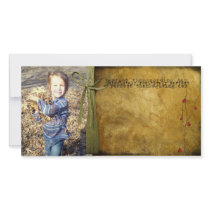 thanksgiving photo card
