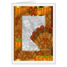Thanksgiving Photo Template Cards