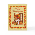 Thanksgiving Pilgrim Card