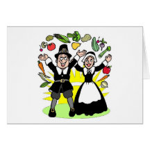 Thanksgiving Pilgrims Cards