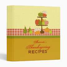 Thanksgiving Recipe Binder