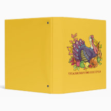 THANKSGIVING RECIPES BINDERS