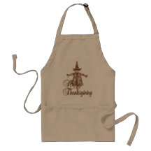 THANKSGIVING SCARECROW by SHARON SHARPE Aprons