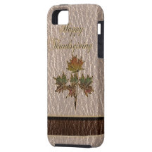 Thanksgiving simili cuir 2 iPhone 5 case