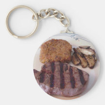 Thanksgiving Steak Risotto Key Chains