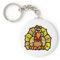 Thanksgiving Turkey Keychain