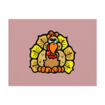 Thanksgiving Turkey Postcard