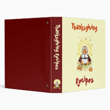 Thanksgiving Turkey Recipes 3 Ring Binders