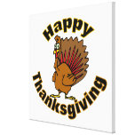 Thanksgiving Turkey Wrapped Canvas 24x24" Gallery Wrap Canvas