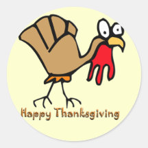 Thanksgiving Turquie Autocollants
