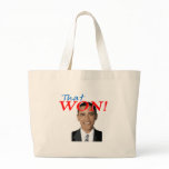 That One Won Obama Tote Bag
