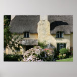 Thatched Cottage, Selworthy, Exmoor, Somerset, UK Posters