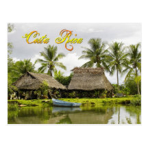 Thatched Roofs, Zancudo, Costa Rica Post Cards