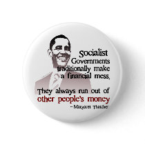 Thatcher socialist quote button
