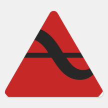 That's called Wave Design! The wave we all go on. Triangle Stickers