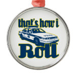 Thats How I Roll Police Christmas Tree Ornaments