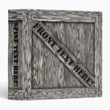 That's just Crate! - Driftwood - Vinyl Binder