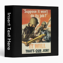 Thats Our Job World War 2 Vinyl Binders