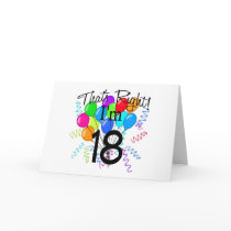 That's Right I'm 18 - Birthday Cards