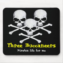 the3mateys, Three Buccaneers, Pirate's life for me Mouse Mat
