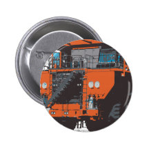 The #1 Hugely Giant Truck Pinback Button
