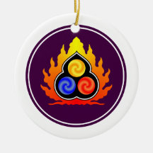 The 3 Jewels - Taoism / Tao Te Ching / Lao Tzu Christmas Tree Ornament