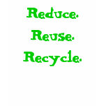 The 3 r's. t-shirts