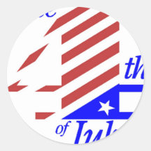 The 4th Of July Sticker