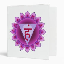 The 5th Primary Chakra Purple Vishuddha Binder