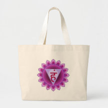 The 5th Primary Chakra Purple Vishuddha Canvas Bag