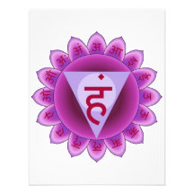 The 5th Primary Chakra Purple Vishuddha Invitation