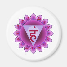 The 5th Primary Chakra Purple Vishuddha Magnets