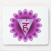 The 5th Primary Chakra Purple Vishuddha Mousepad