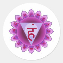 The 5th Primary Chakra Purple Vishuddha Stickers