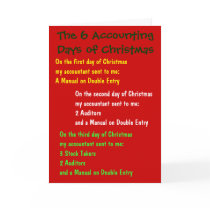 The 6 Accounting Days of Christmas