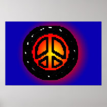 The 70's Peace sign Print