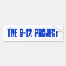 THE 9-12 PROJECT BUMPER STICKERS