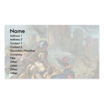 The Abduction Of Rebecca Business Card Templates
